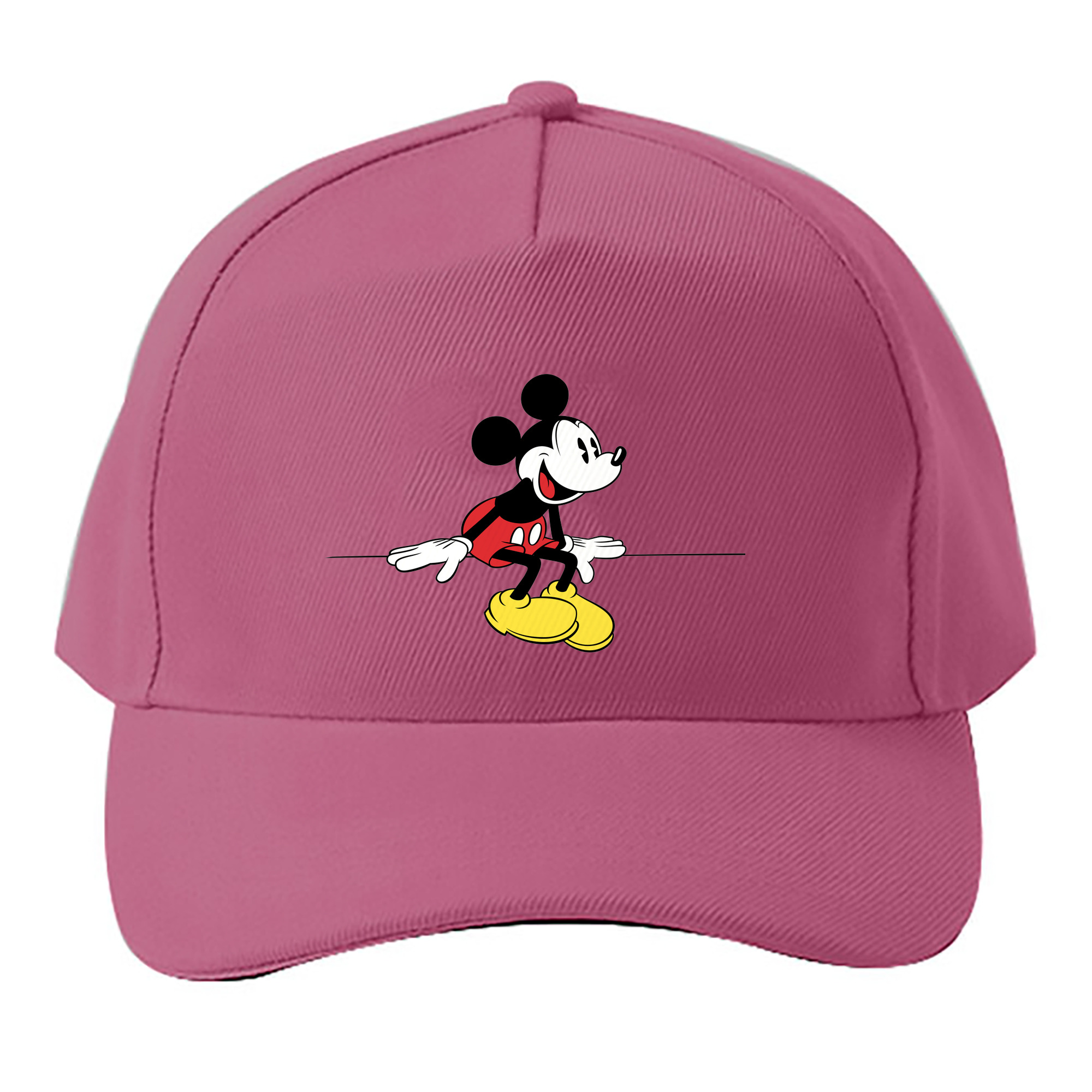 （画像用） ミッキーマウス Mickey Mouse ベースボールキャップ 綿100％ 男女兼用 帽子 スポーツ